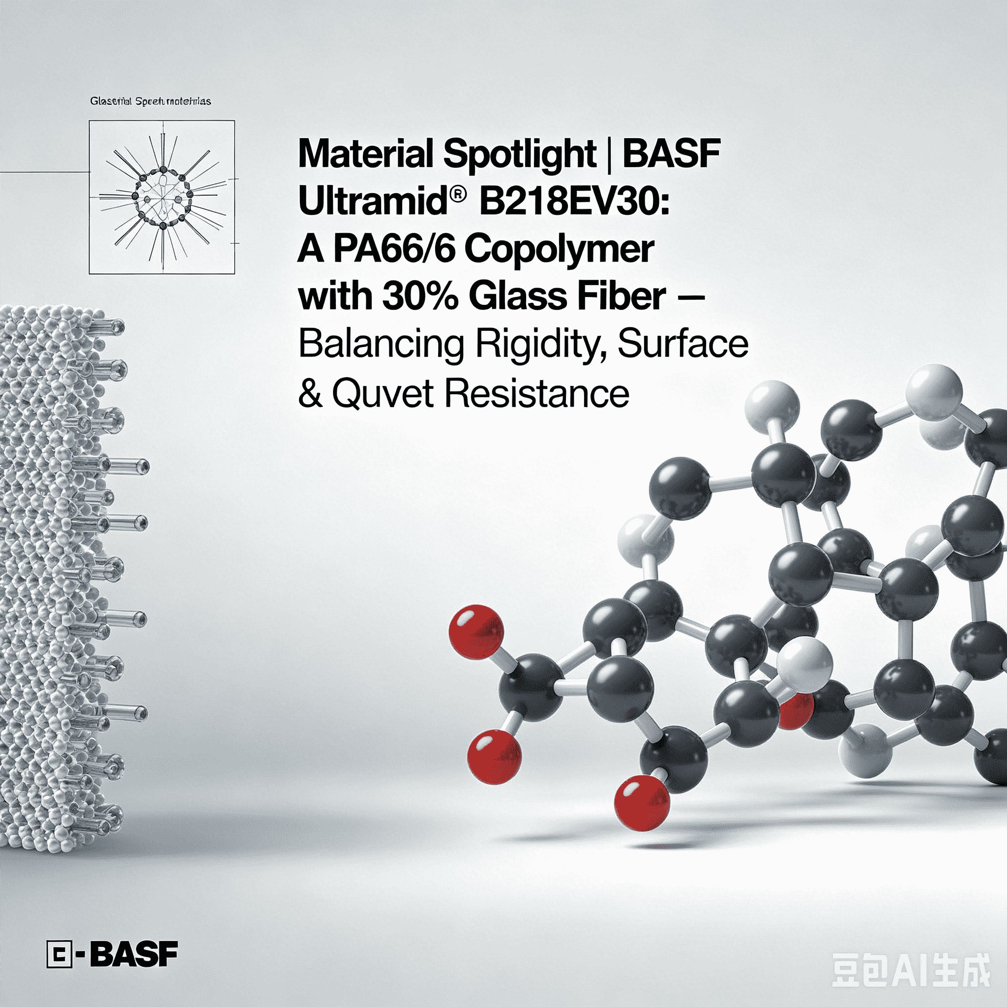 Material Spotlight | BASF Ultramid® B218EV30: En PA66/6-kopolymer med 30 % glassfiber – balanserer stivhet, overflatekvalitet og varmebestandighet
