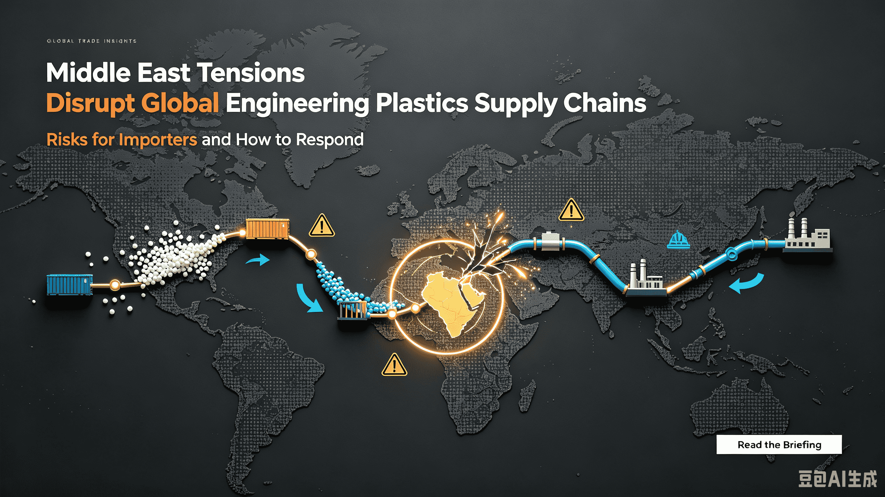 Pågående geopolitiske spenninger i Midtøsten forstyrrer globale forsyningskjeder for ingeniørplast – hva importører møter og hvordan de skal reagere